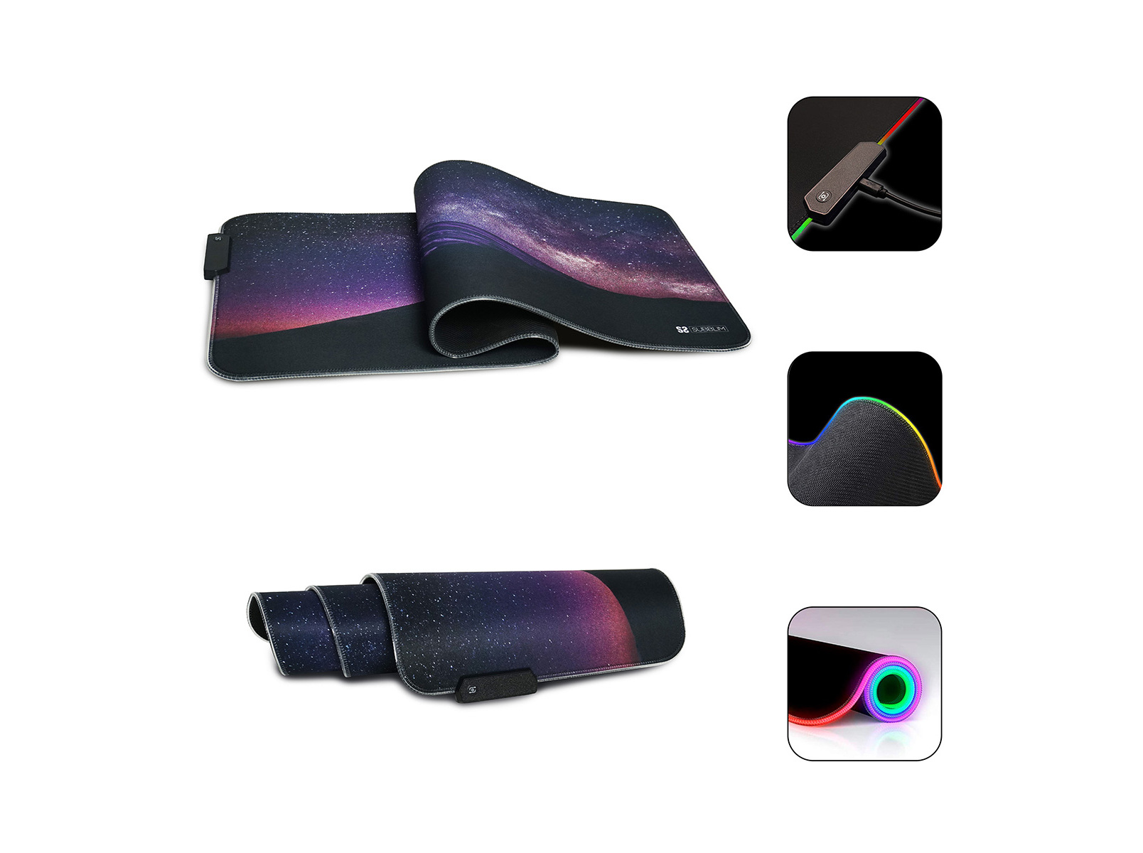 TAPETE PARA RATO SUBBLIM LED RGB