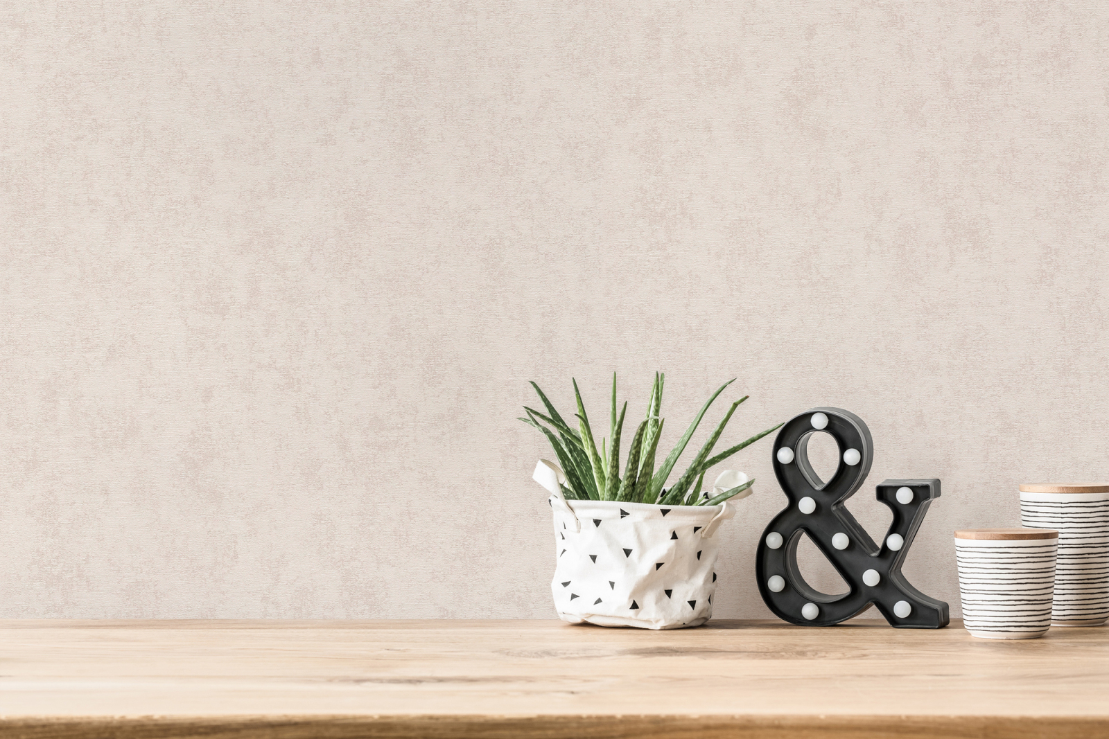 A.S. Creation Vliestapete HYGGE - grau-beige - Uni - 10 Meter