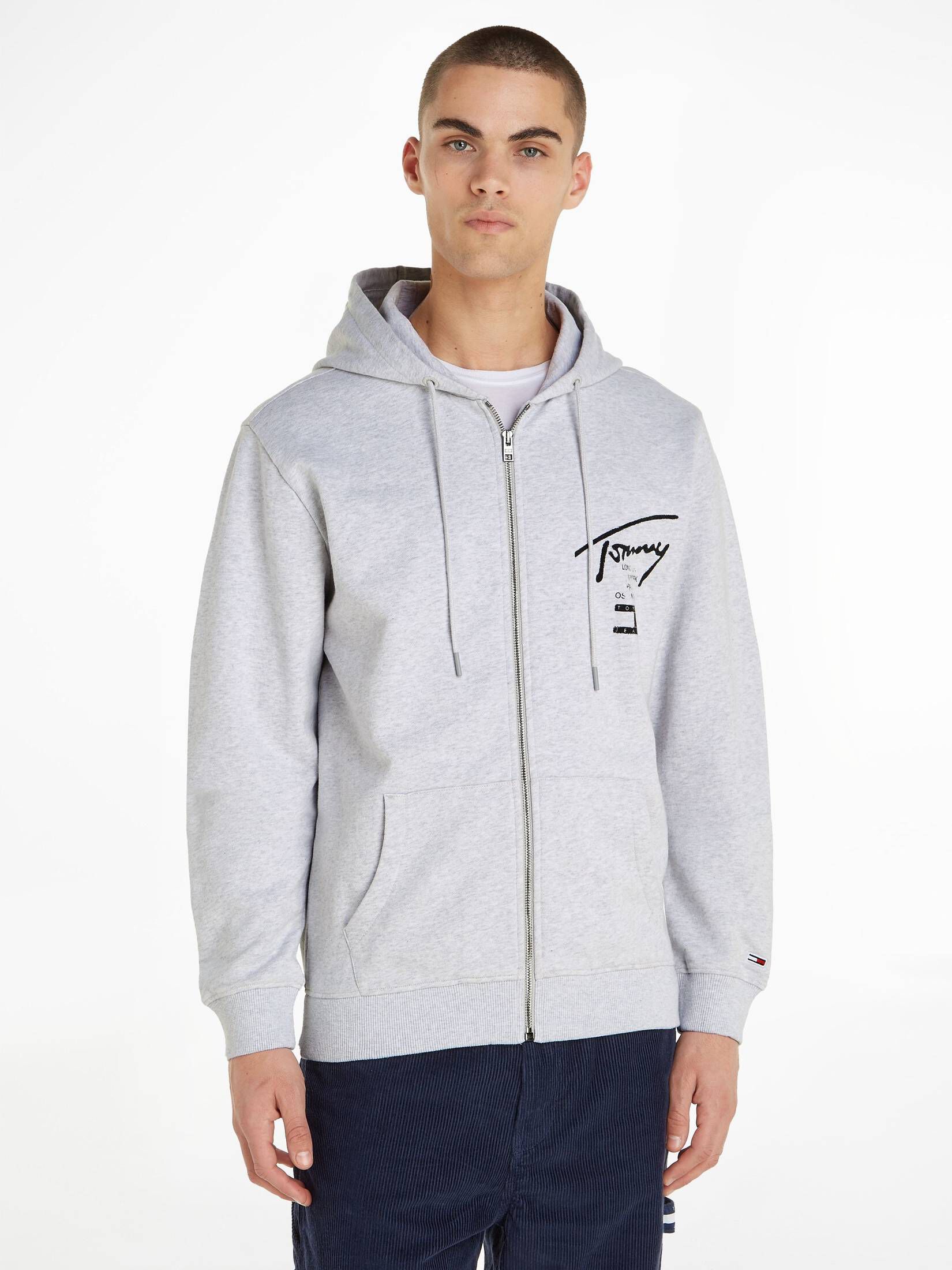 Tommy Jeans| Herren Sweatjacke mit Kapuze TJM SPRAY PAINT