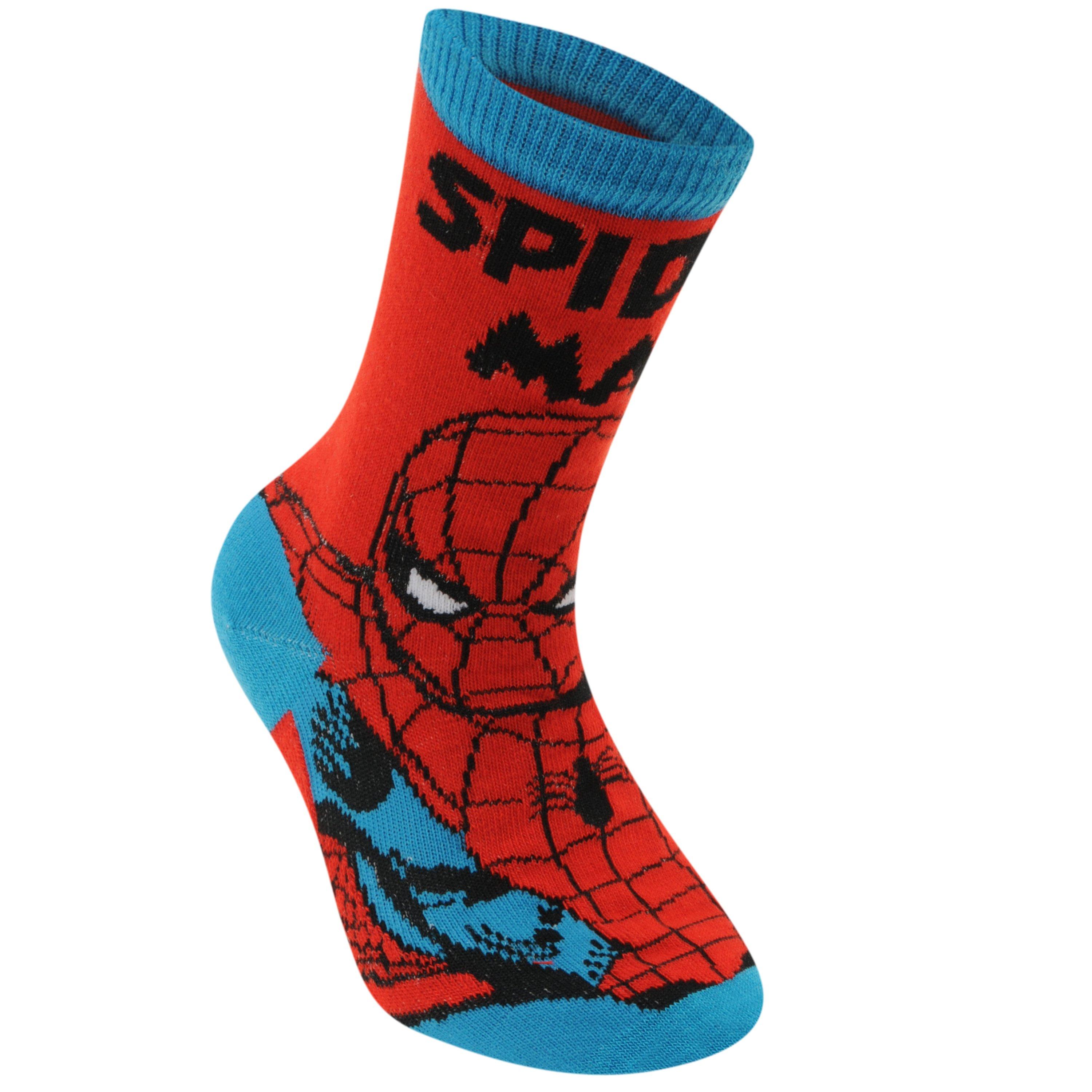 Character Marvel 3 Pack Crew Socks Childrens