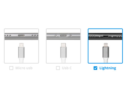 Apple Lightning naar Usb A Kabel 0.5 Meter