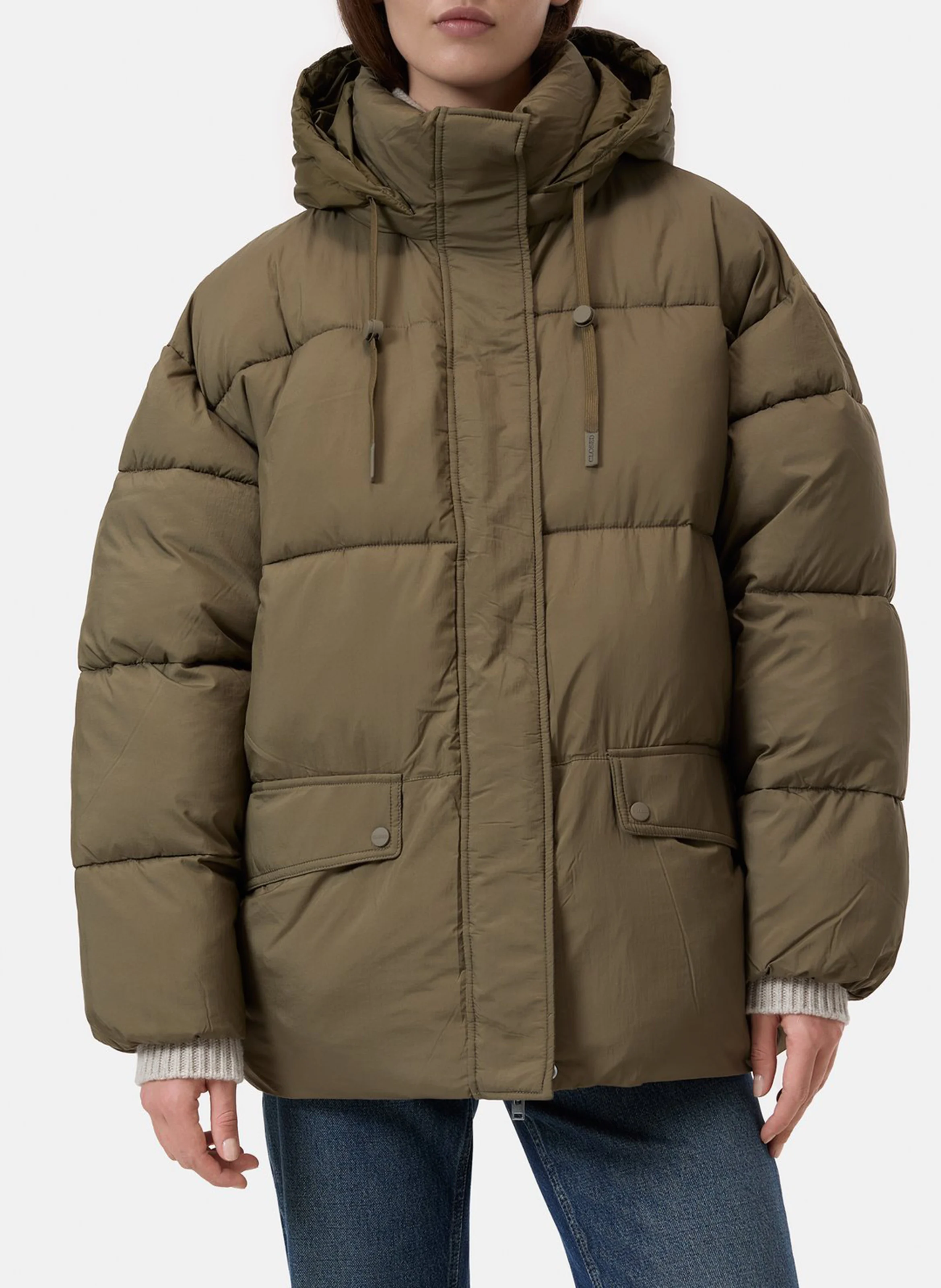 Doudoune matelassé oversize | Vert