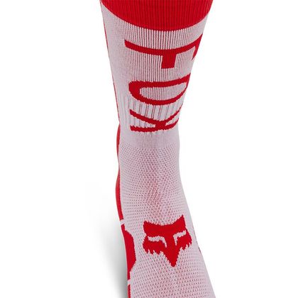 Chaussettes MX Fox 360 DIVIDER - Rouge / Blanc