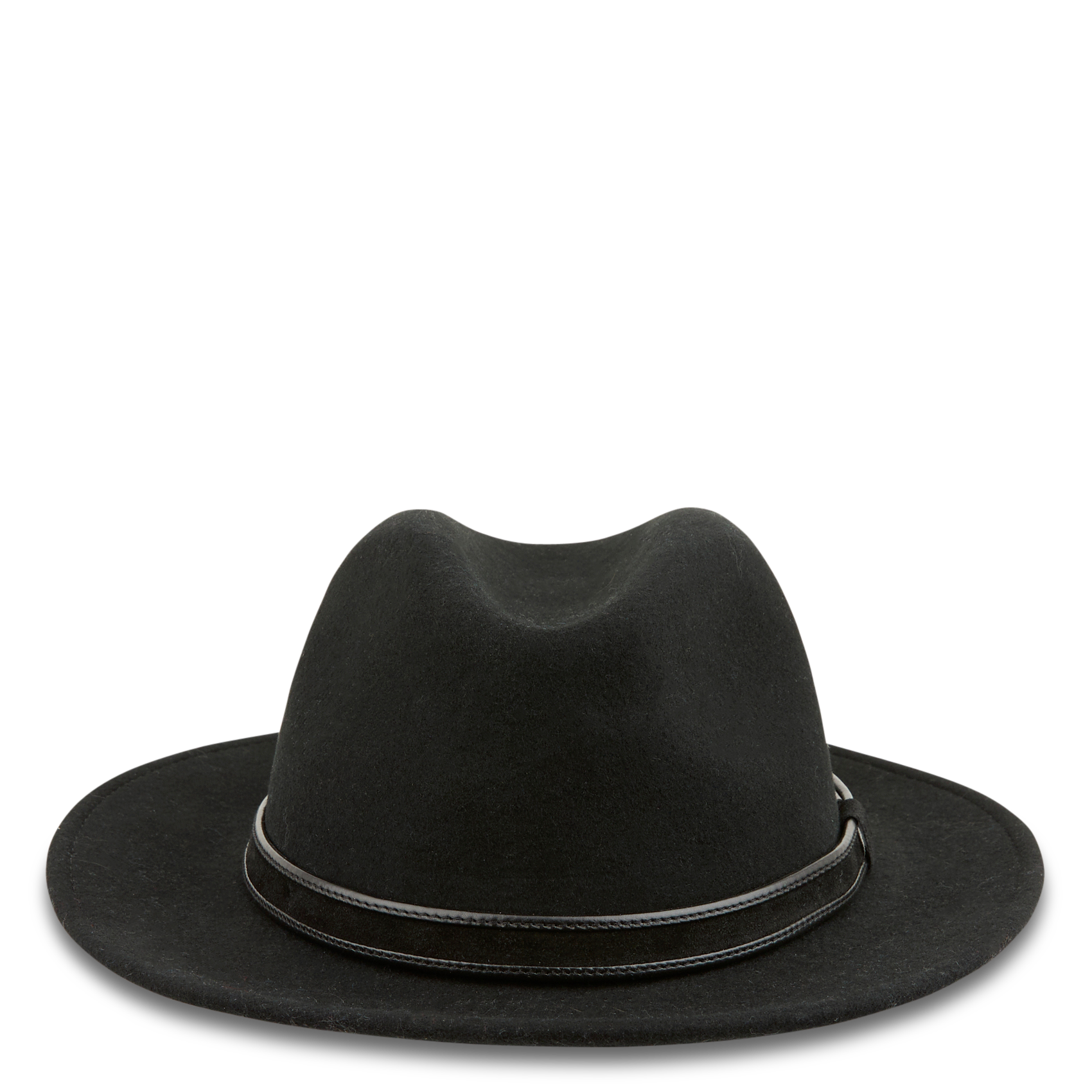 Chapeau en feutre laine| Noir