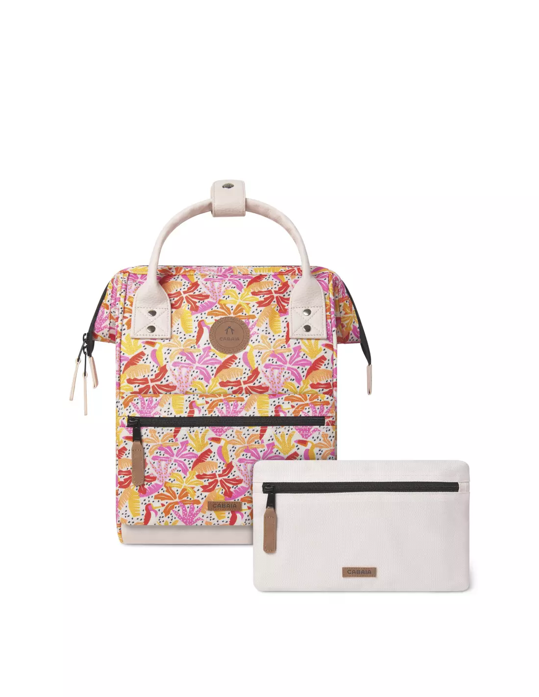 CABAIA ADVENTURER ALL OVER RECYCLED OXFORD PRINTED PIRAE SMALL - Sacs & maroquinerie PIRAE