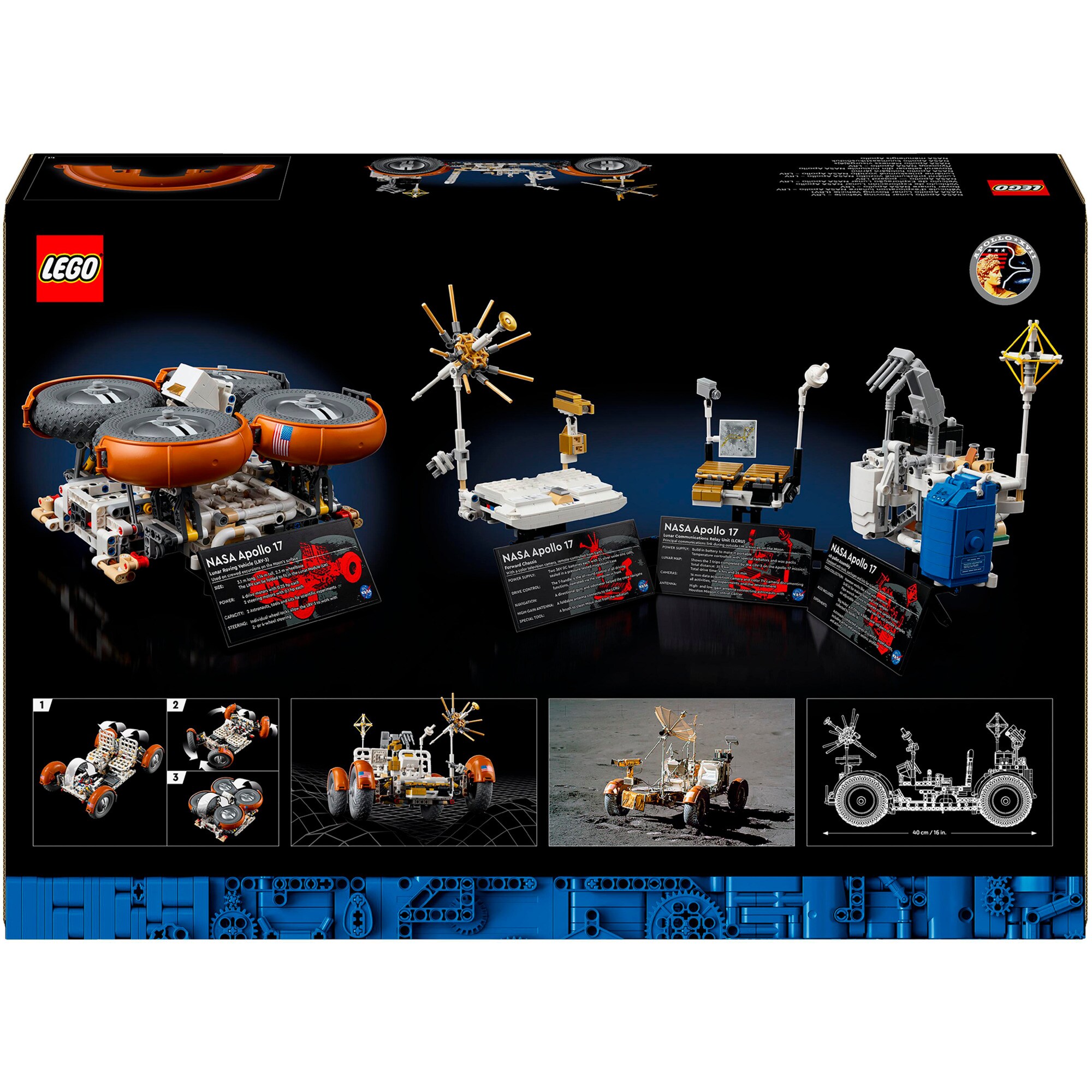 LEGO Konstruktionsspielzeug Technic NASA Apollo Lunar Roving Vehicle (LRV)