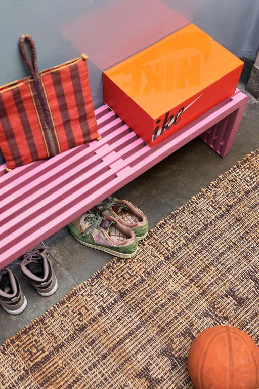 HKliving Slatted bankje eetbank 160 teak