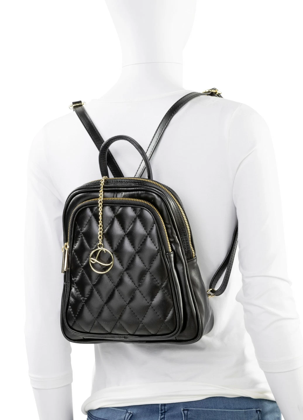 Laurina Kalbleder-Rucksack in angesagtem Dessin