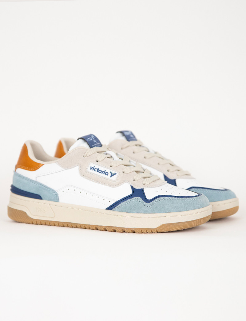 VICTORIA BASKETS HOMME C80 CASUAL PATCH MARINO