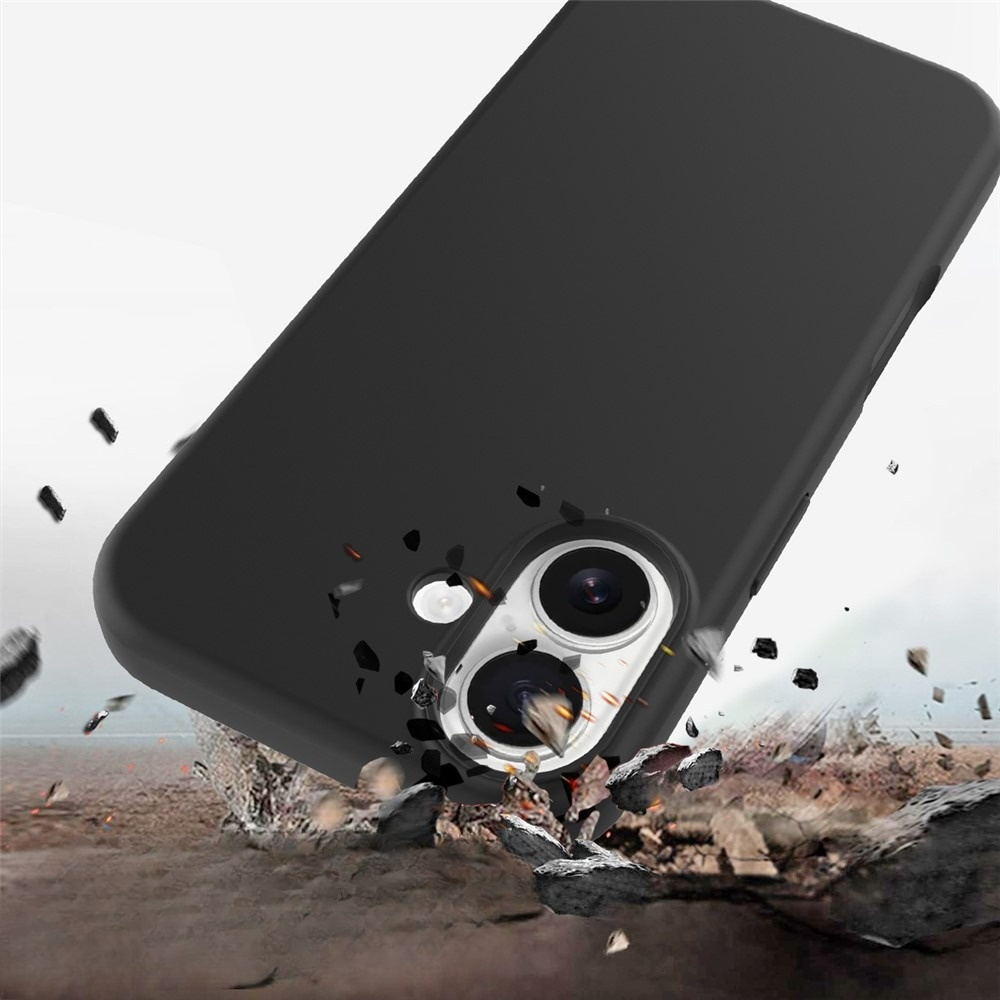 iPhone 17 Silikon Case Hülle - Schwarz