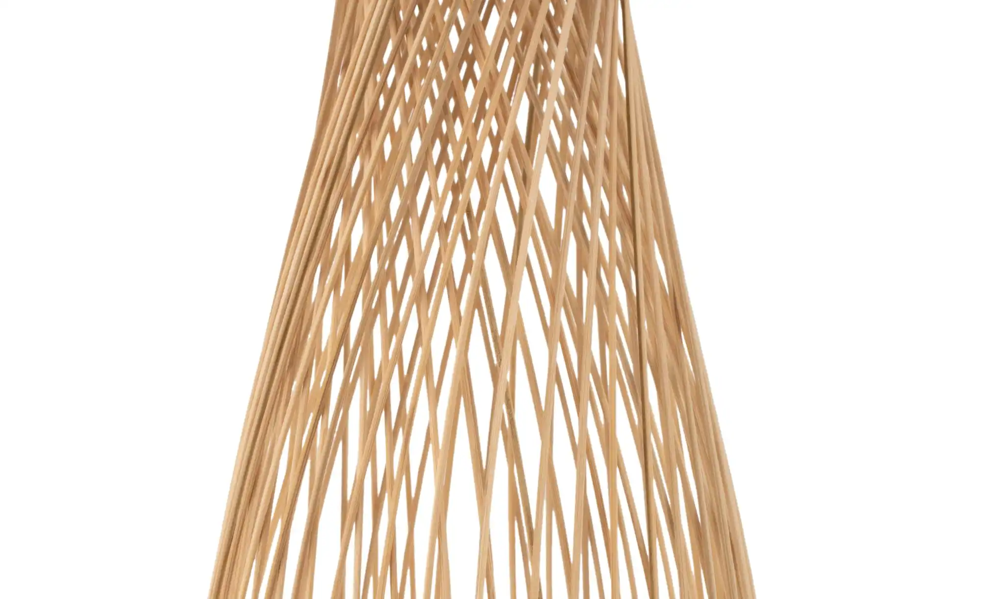 Pendelleuchte, 1-flammig, Rattan