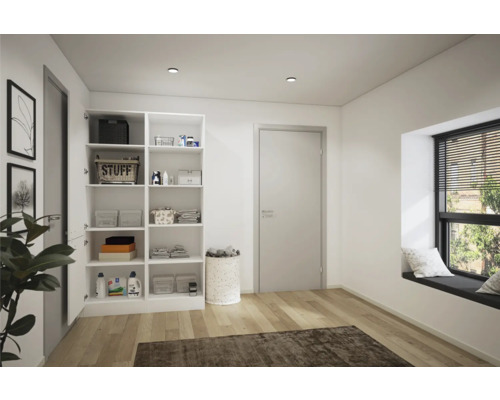 Optifit bijkeukenmeubel zonder apparatuur Salo214 120 cm wit mat gedemonteerd omkeerbaar HWSA HWR-6+