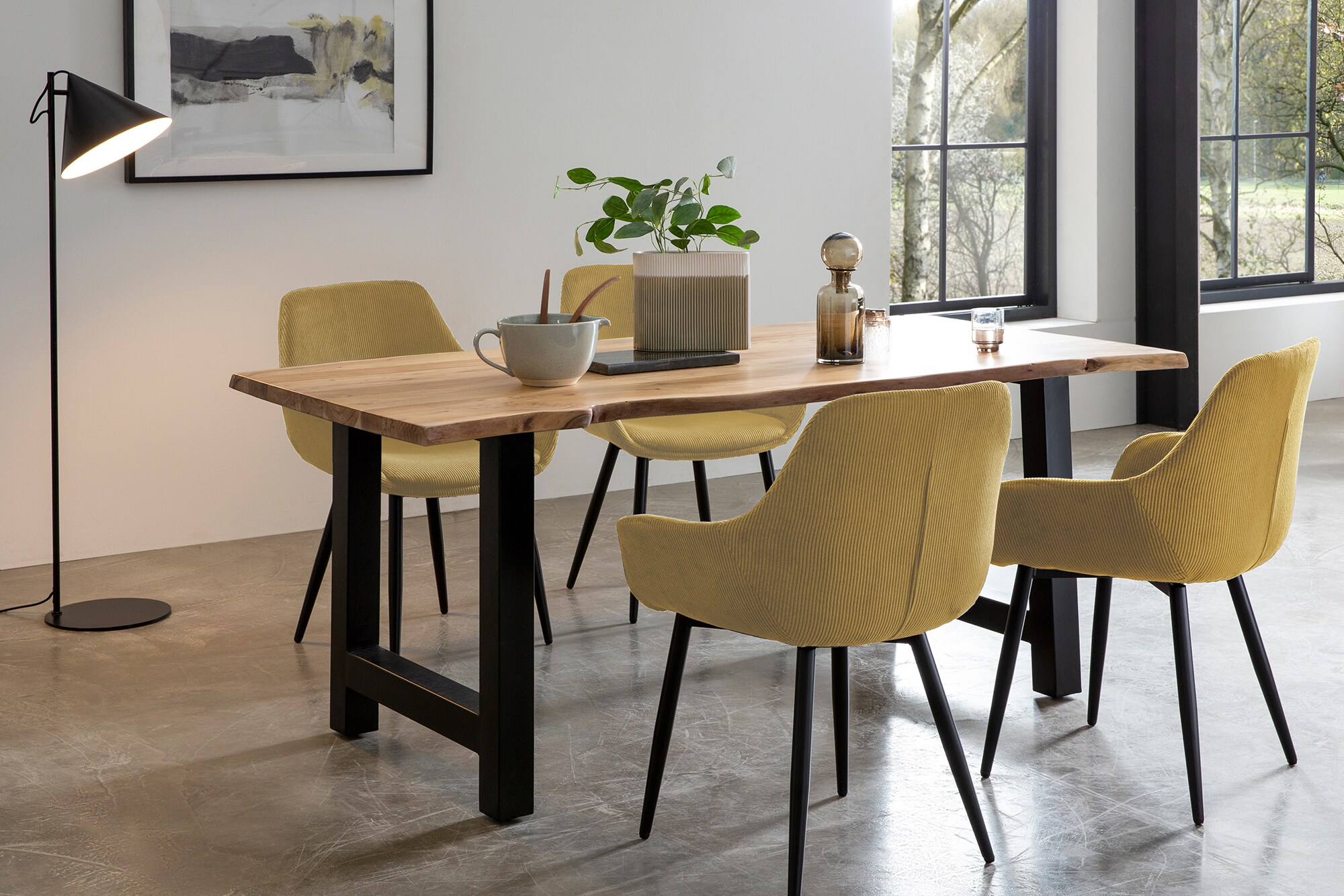 Esstisch Akazie 200x100 cm Esszimmertisch Küchentisch Tisch Holztisch