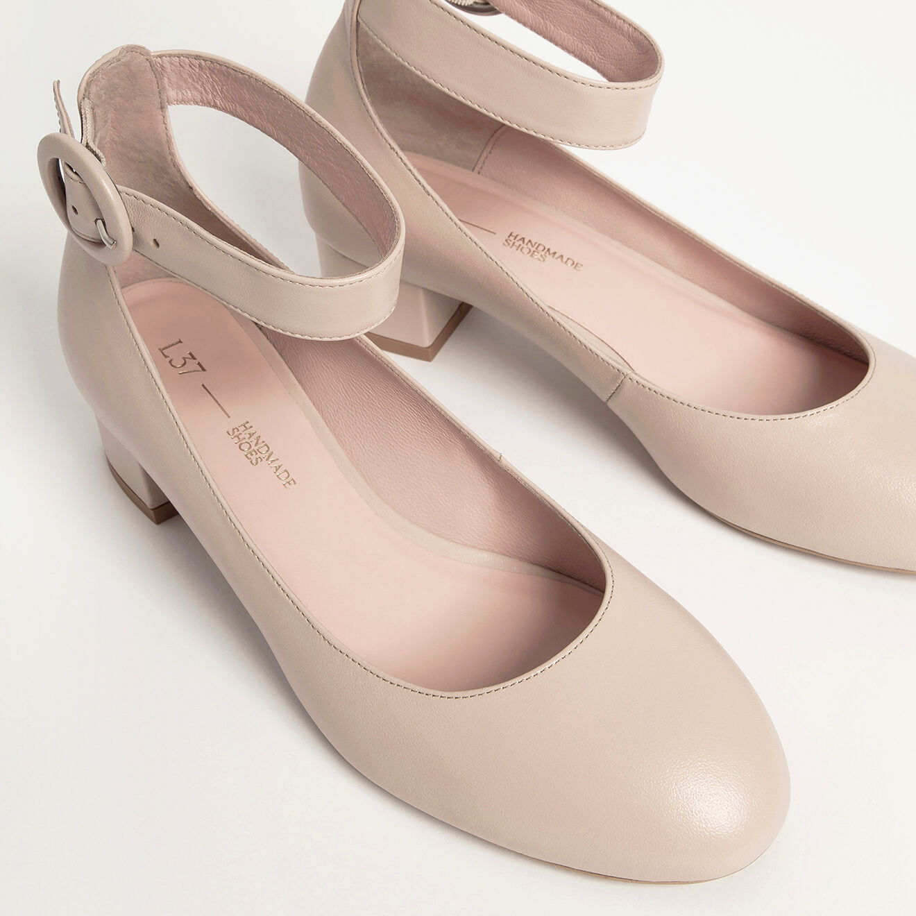 L37 Babies en Cuir Honey nude