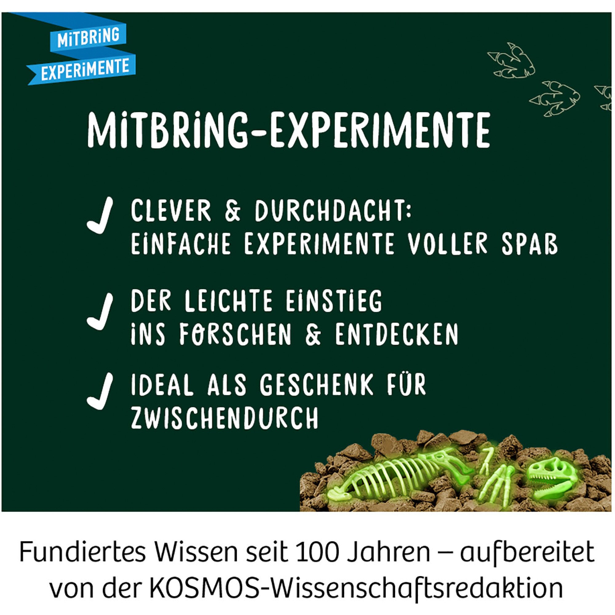 Kosmos Experimentierkasten Nachtleuchtender T-REX