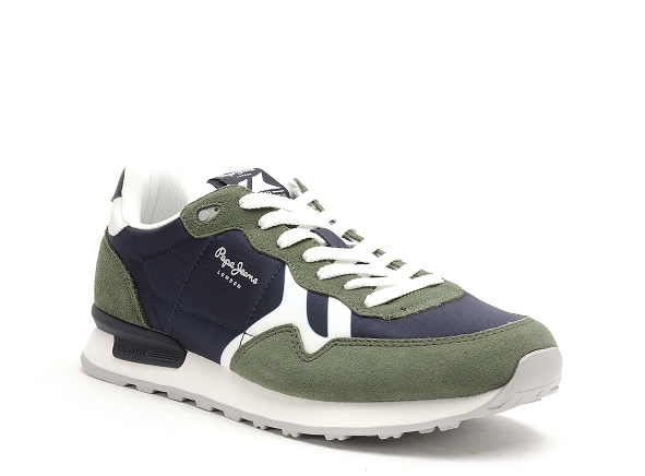 Pepe jeans basses homme brittman kaki