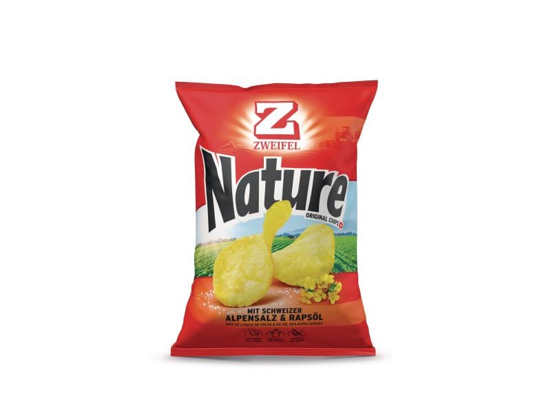 Zweifel Chips Original Nature 20 x 30 g Knusprige Kartoffelchips aus der Schweiz