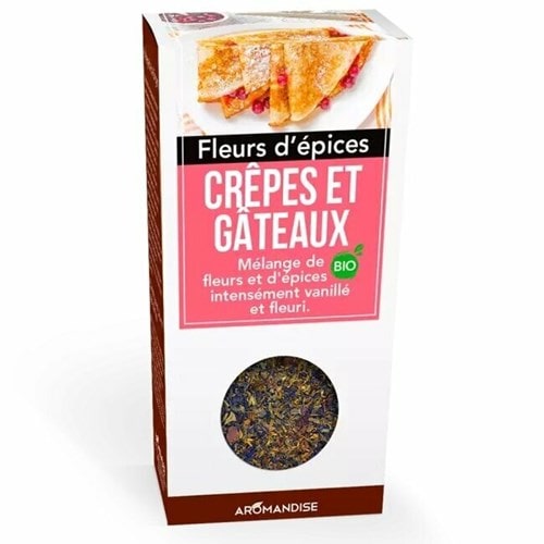 Fleurs d'épices bio crêpes et gâteaux