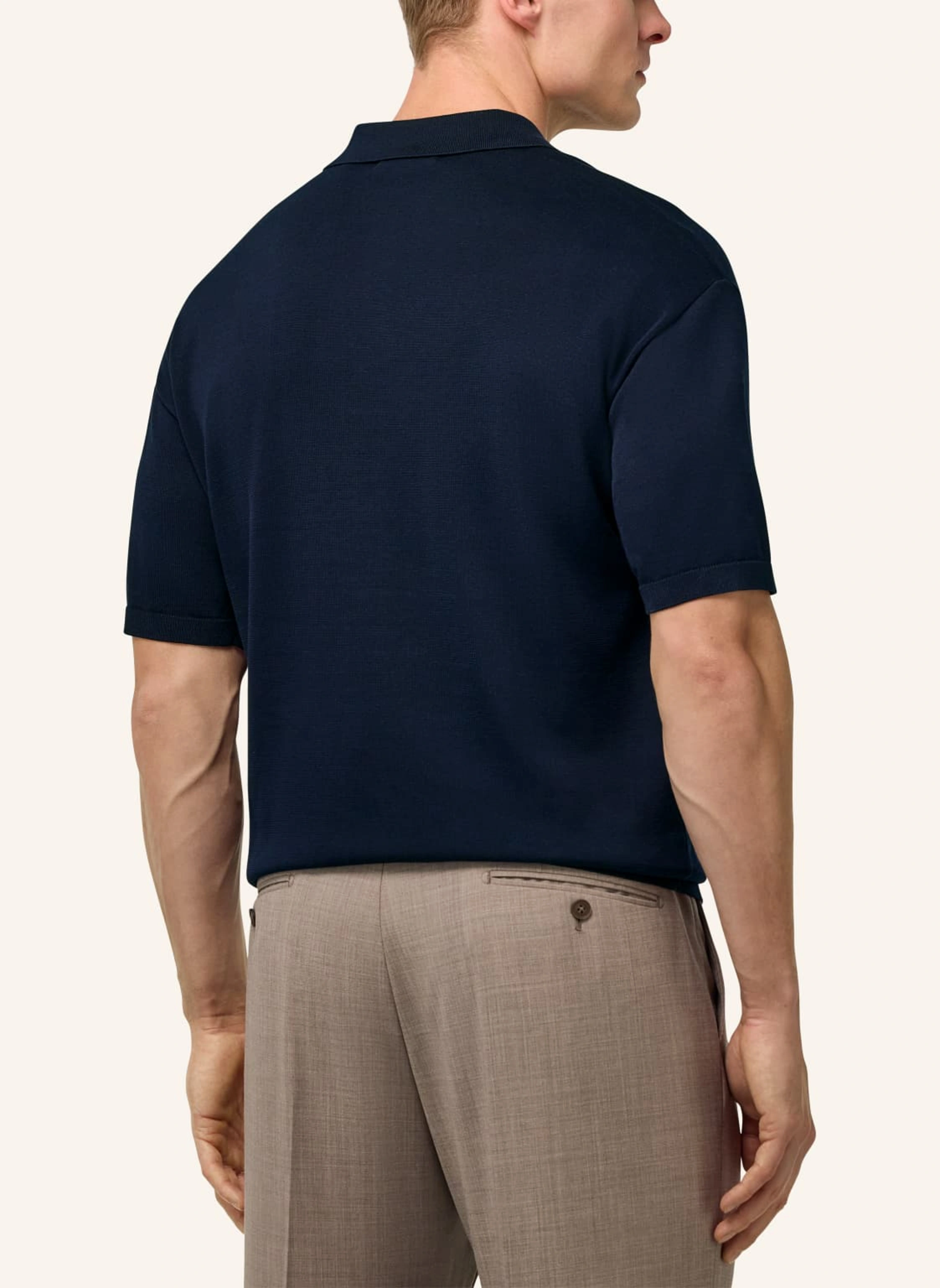 BOGGI MILANO Strick-Poloshirt