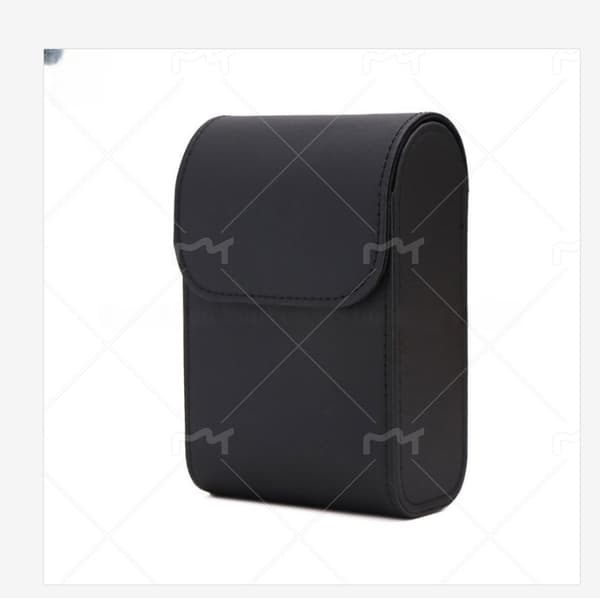 INF Premium Golf Rangefinder Case - Protective PU Leather Pouch Sort
