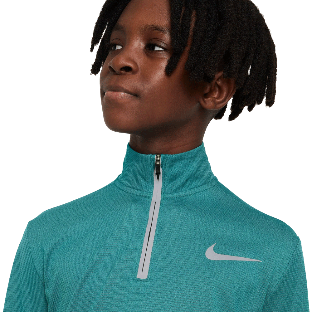 Nike Dri-Fit Poly+ Longsleeve Jungen geode teal