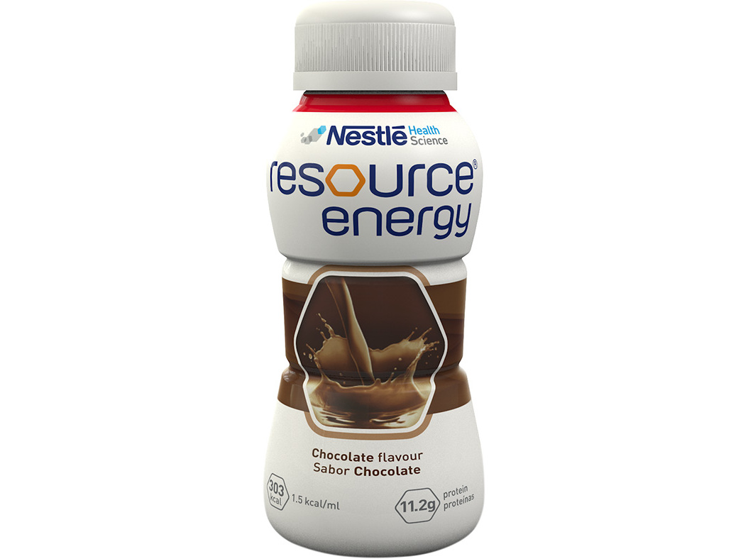 ALIMENTO DIETÉTICO RESOURCE ENERGY CHOCOLATE 4X200ML