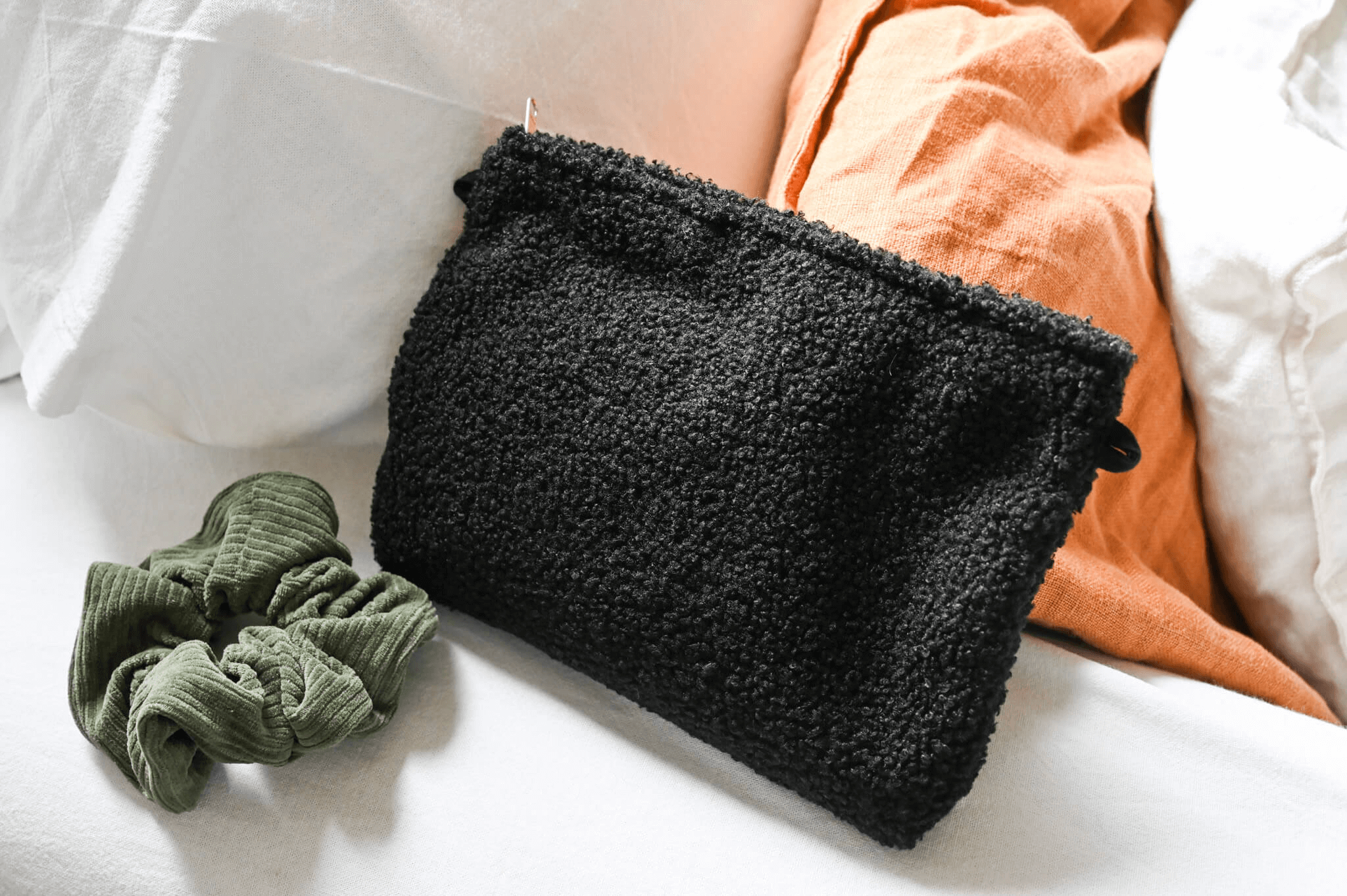 Pochette Tissu Moumoute Noire