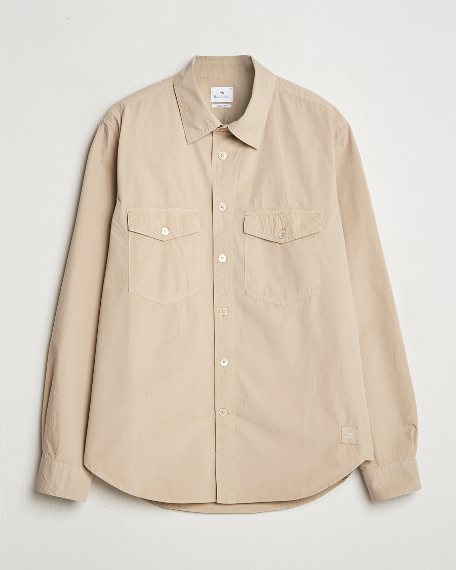 PS Paul Smith Casual Fit Overshirt Beige