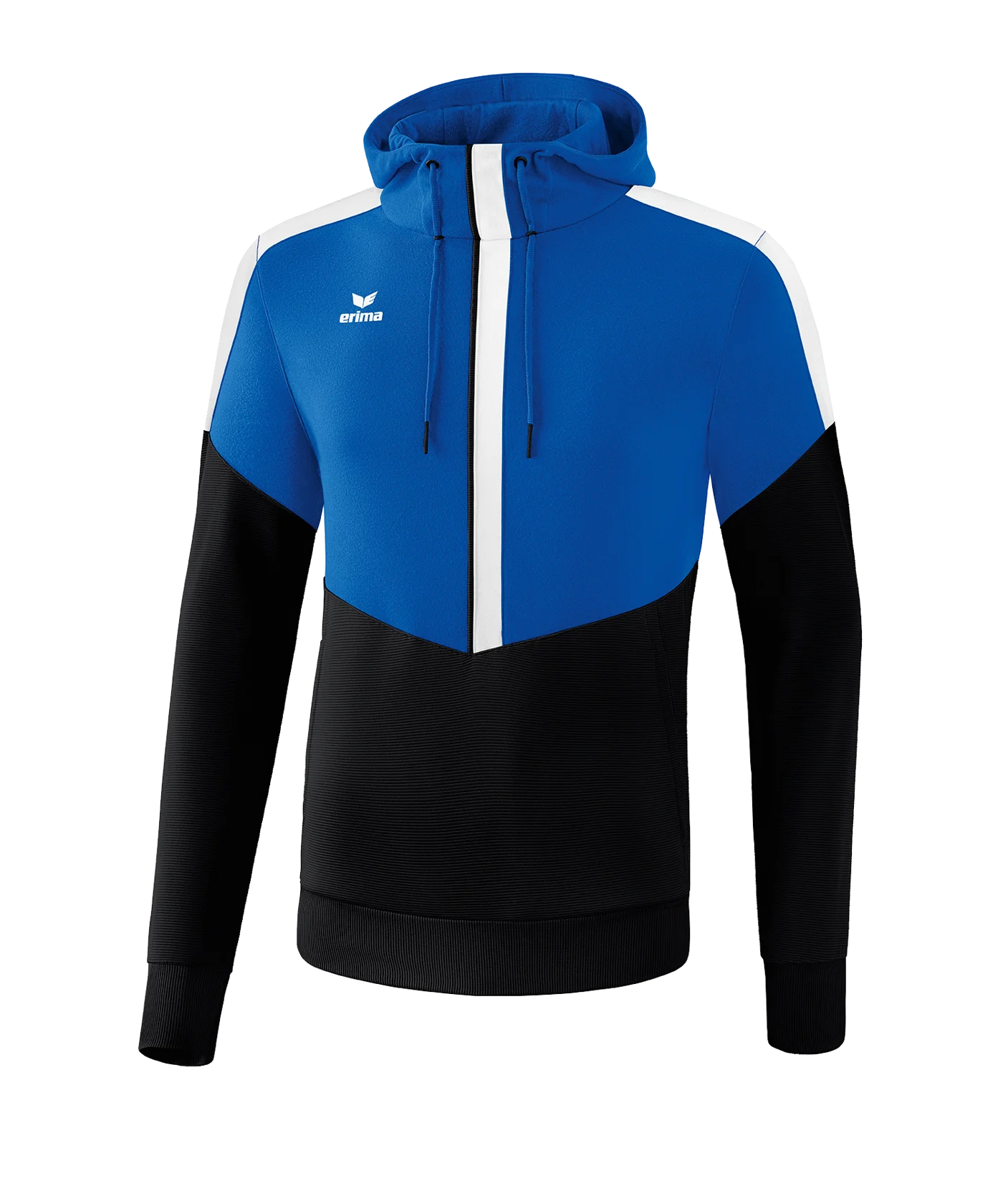 Erima Squad Hoody Kids Blau Schwarz