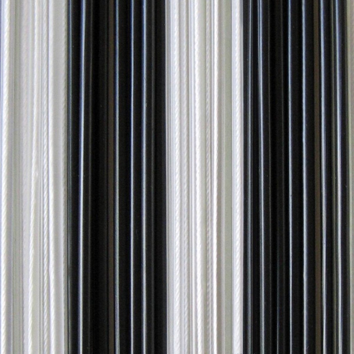 Sun-Arts vliegengordijn Hulzen transparant/zwart 90 x 1,3 x 210 cm