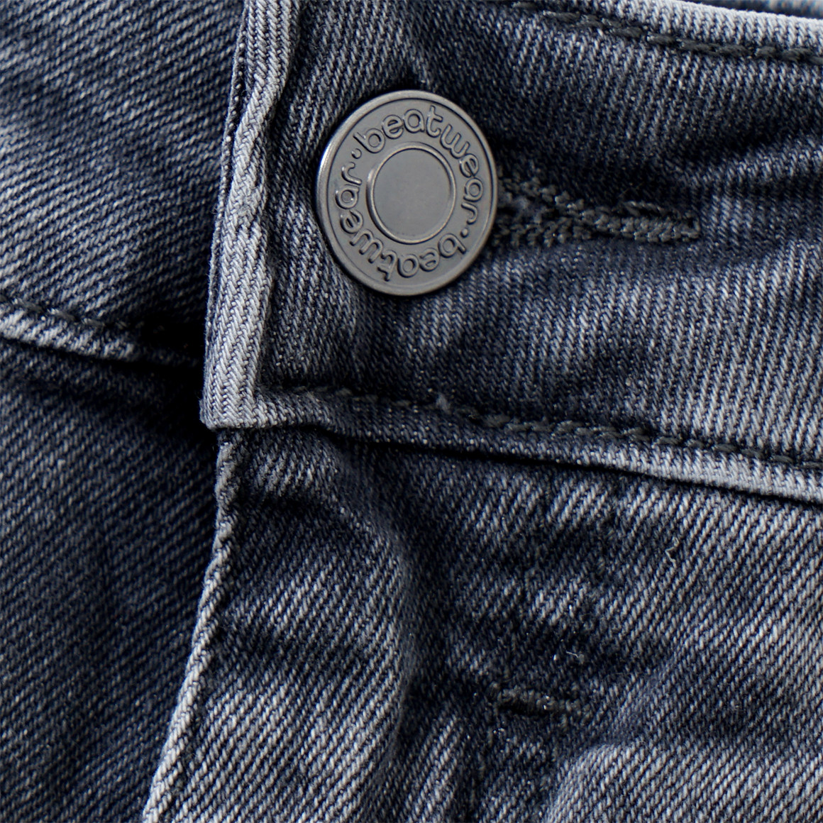 Jungen Shorts  aus Denim hellgrau