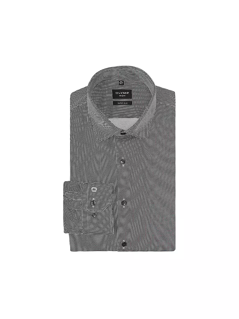 OLYMP NO.6 Hemd Super Slim schwarz