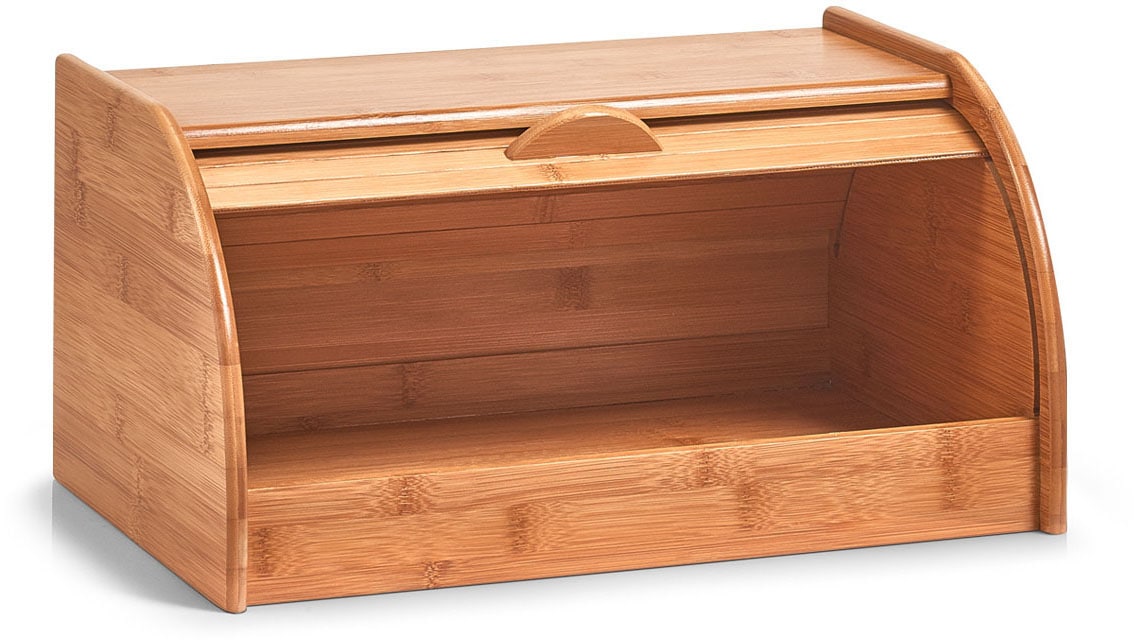 Zeller Present Brotkasten »Bamboo« 1 Stk. tlg. aus Bambusholz, mit Rollvorrichtung, mit Griff auf der Vorderseite