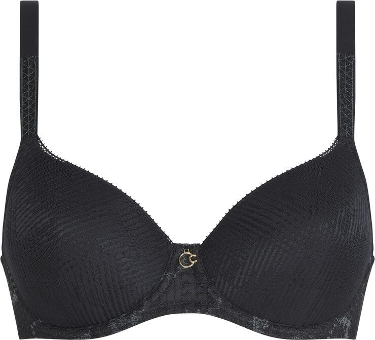 Chantelle Intrigue Covering T-shirt Bra Black