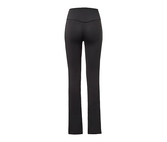 Seamless-Flared-Sporthose mit Schlitz