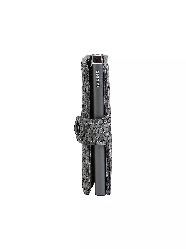 SECRID Miniwallet HEXAGON Grey grau