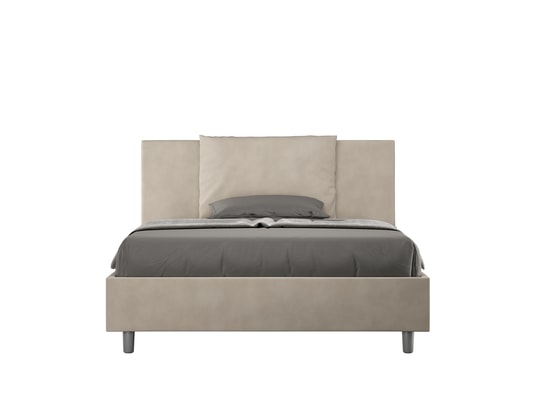 ITYHOME - Lit coffre antea 140x200 microfibra sable
