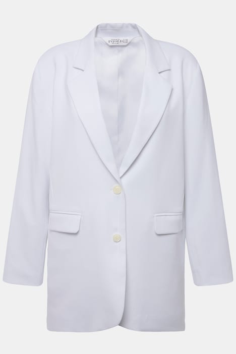 Blazer, oversized, Revers