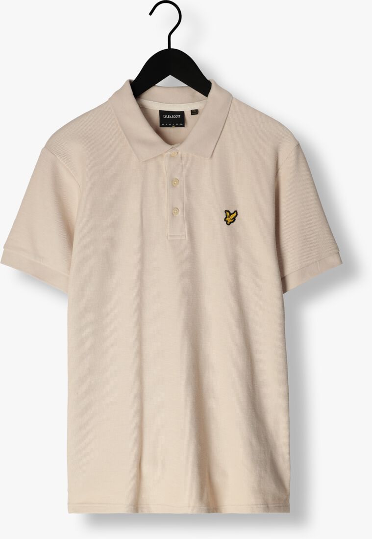 LYLE & SCOTT beige lyle & scott polo cuffed polo