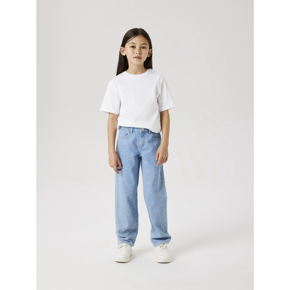 Køb Name It Light Blue Denim Rose Rhine Jeans Noos