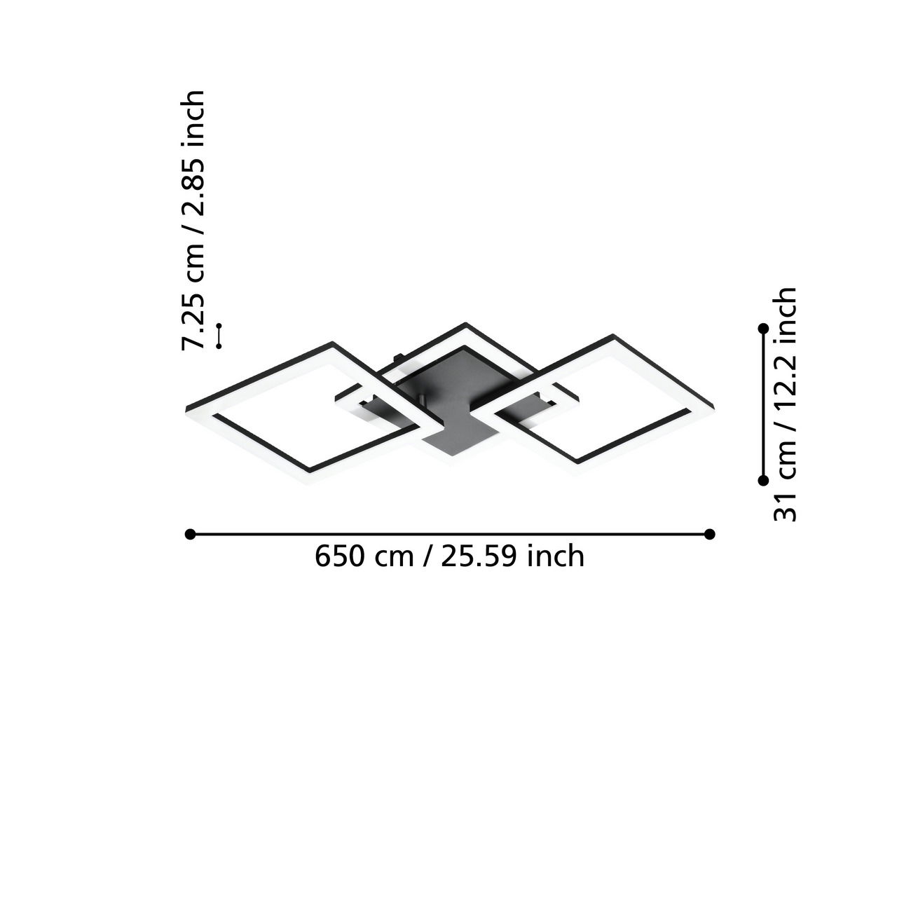 Eglo Leuchten LED-Deckenleuchte PARANDAY-Z