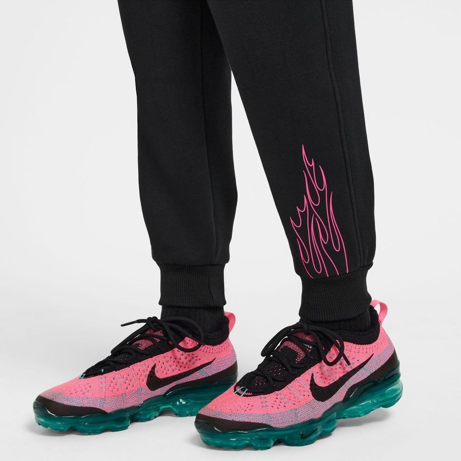 Nike Bas de Survêtement Club Fleece Mbappé Personal Edition - Noir/Rose/Doré Enfant