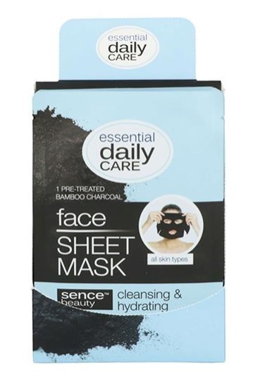 SenceBeauty Gezichtsmasker Bamboo Charcoal 1 Stuk