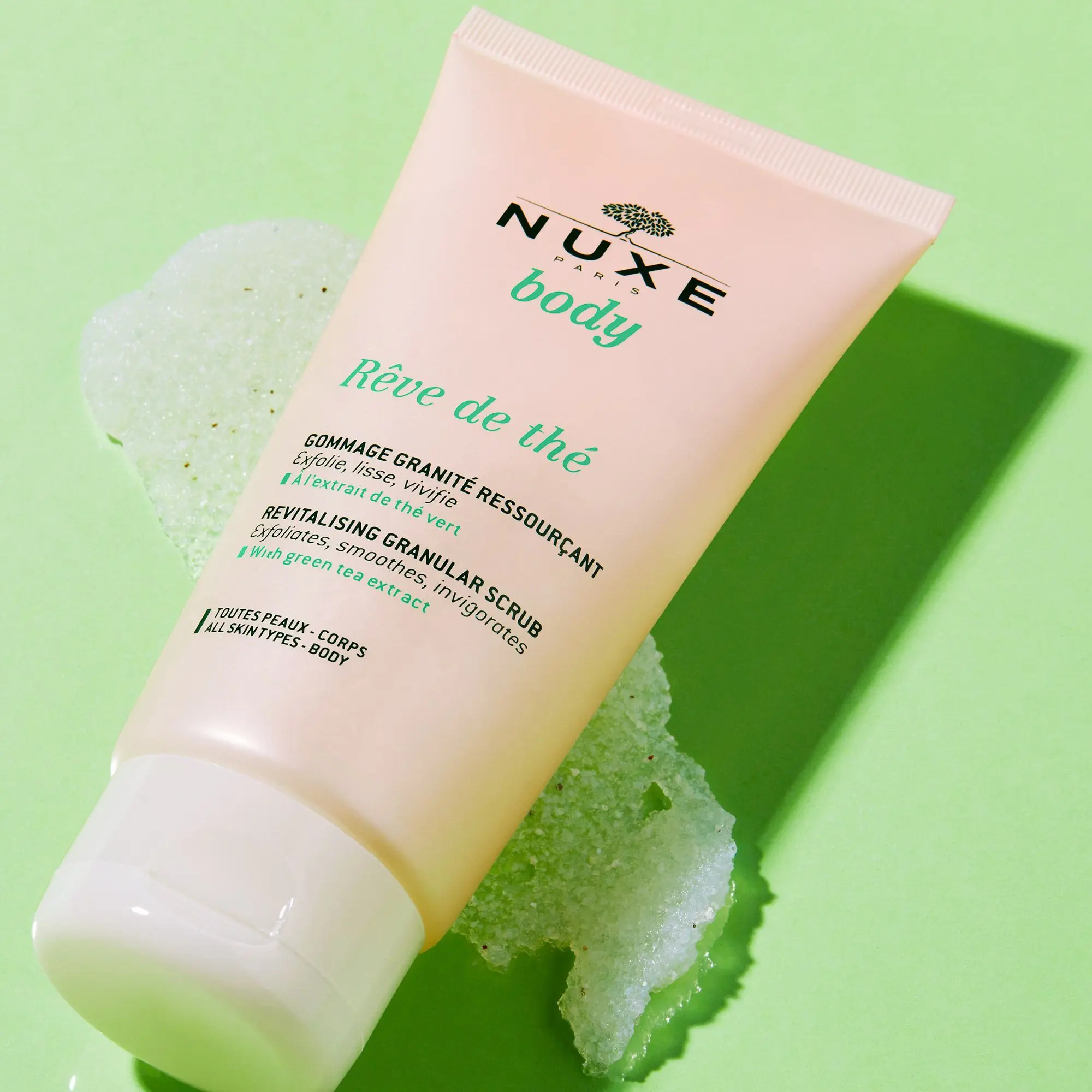 Nuxe - Gommage Granité Ressourçant NUXE BODY Rêve de thé®- Gommage et exfoliant