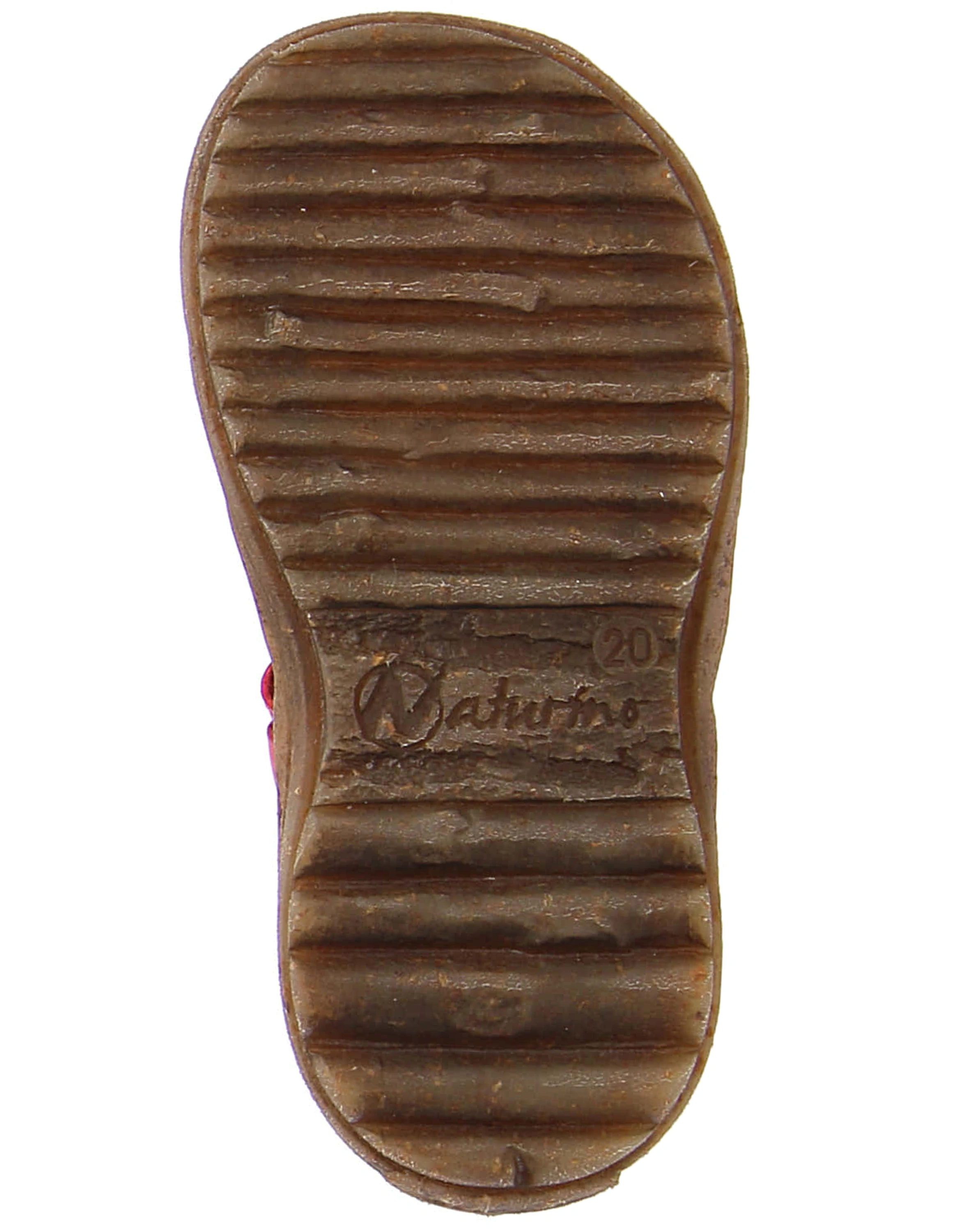 Leder-Sandalen SEE mit Zehenschutz in rot