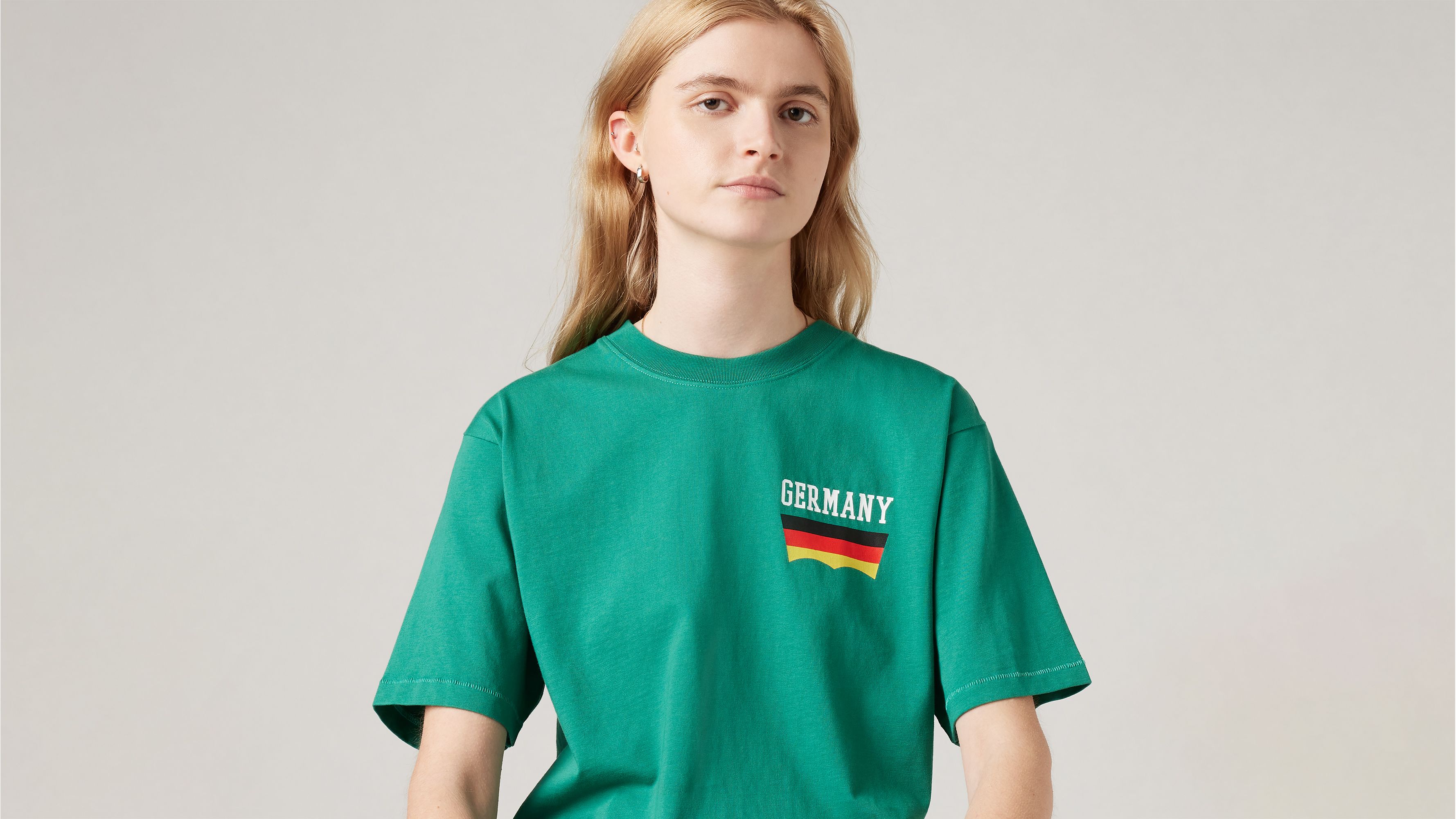 Levi's® Red Tab™ T-shirt vintage - Lft Germany Shady Glade Body - Vert