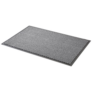 Droogloopmat 60x90 cm grijs