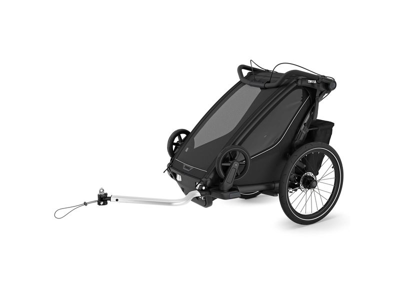 Thule Veloanhänger Chariot SPORT 1 G2 Single, Black Der Fahrradanhänger für sportlich Aktive und deren Kinder