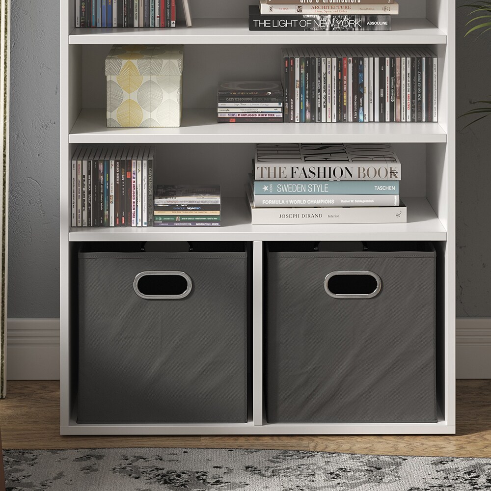 Vicco Bücherregal für 2 Faltboxen Aktenregal Aktenschrank Büroregal Standregal