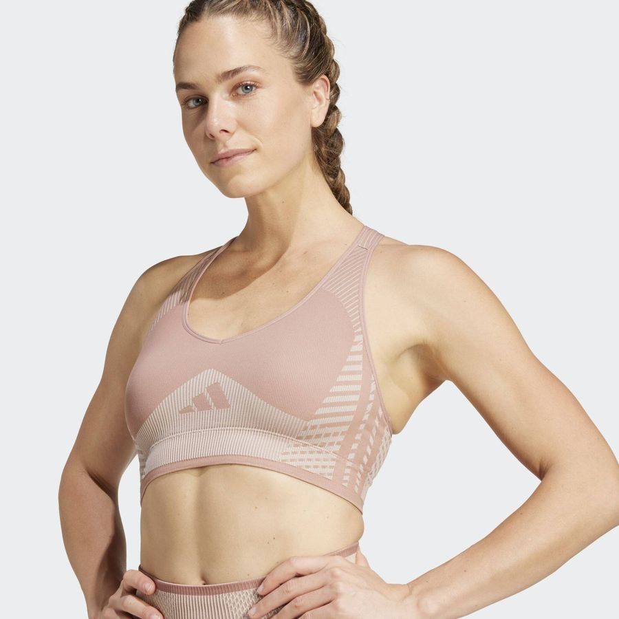 Adidas Brassière AEROKNIT Training Maintien léger
